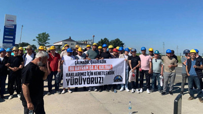 Hakkını arayan Özşen Madencilik işçisine polisten tokat
