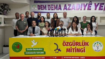 Diyarbakır’da 'Öcalan’a özgürlük' mitinginin programı açıklandı