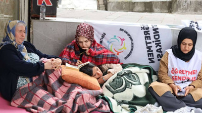 Öğretmenlerinin açlık grevi 9. gününde: Bir öğretmen fenalaştı