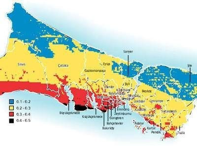İlçe ilçe İstanbul deprem haritası - Resim : 5