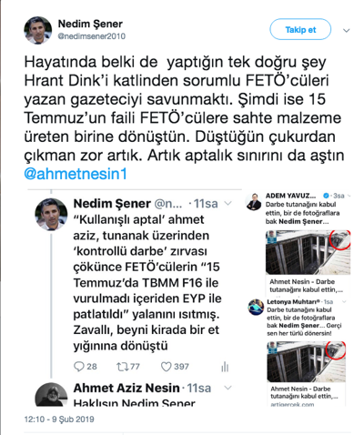 Haklısın aptalım, seni ciddiye aldım Nedim Şener!.. - Resim : 3