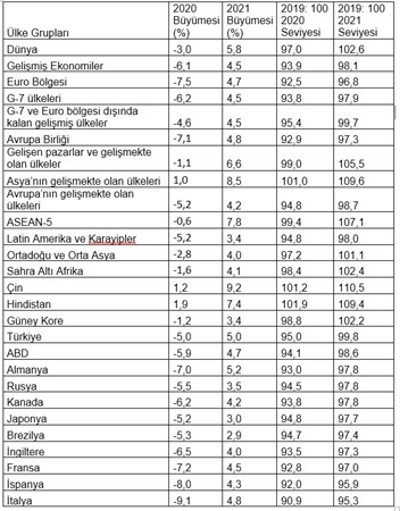 IMF: Çoğu ülke koronavirüsün etkisini 2022’de telafi edebilecek - Resim : 1