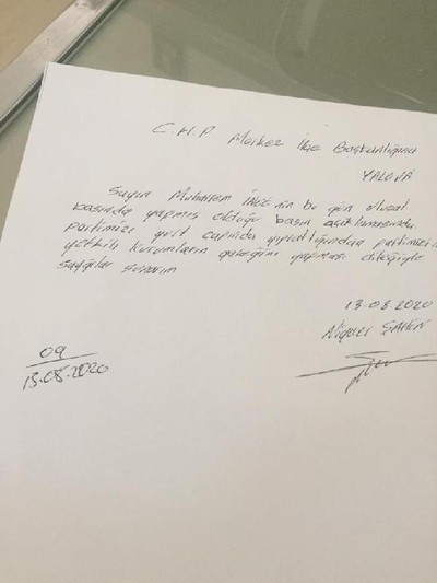 Bir CHP üyesi, Muharrem İnce hakkında ihraç dilekçesi verdi - Resim : 1