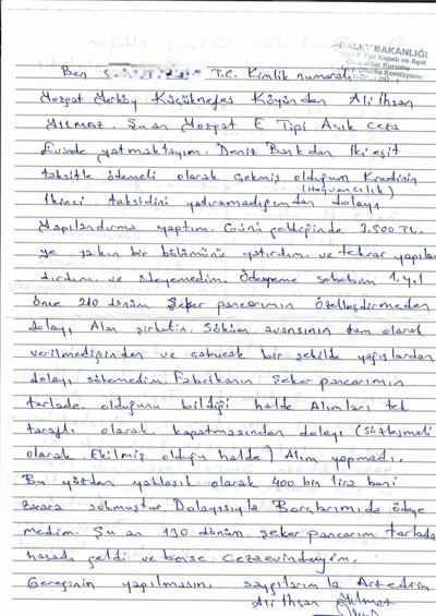 Hepimize bir mektup ve Daire-i Adalet - Resim : 1