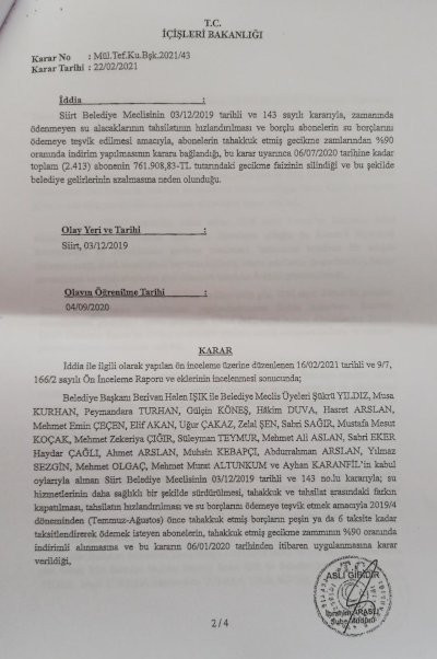 HDP'li yönetime 'su borcu faizini niye sildin?' soruşturması açılıyor - Resim : 1