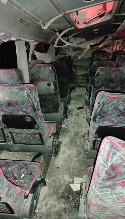 İşçi servisi kaza yaptı: 12 yaralı - Resim : 3