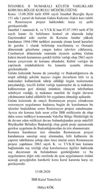 İBB, Galata Kulesi'nde yıkım için proje izni olmadığını belgeledi - Resim : 6