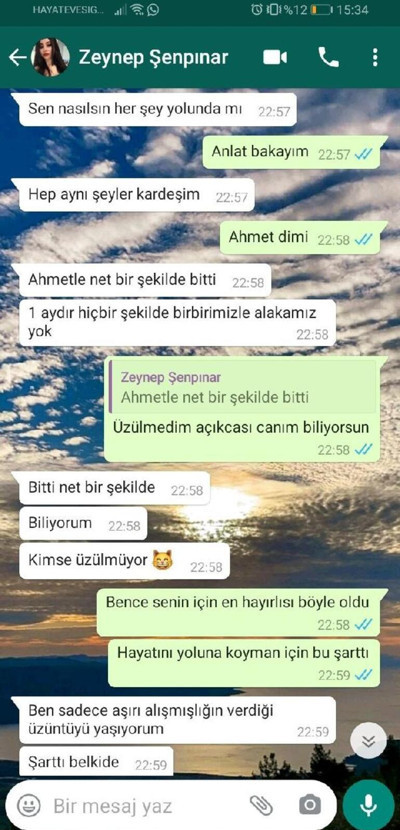Milli boksörün öldürdüğü genç kadının mesajları çıktı: 'Bitmesi şarttı' - Resim : 1