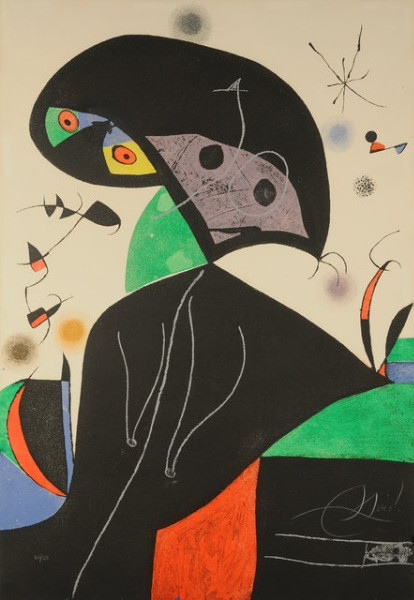 'Joan Miro Litografi ve Gravür' sergisi - Resim: 1