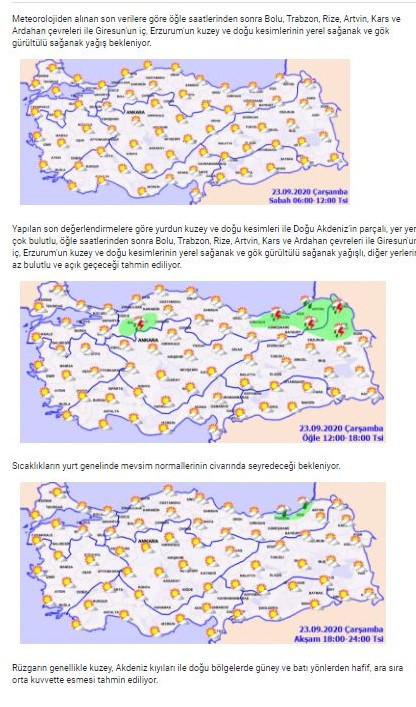 Meteoroloji'den 8 il için sağanak yağış uyarısı - Resim : 1