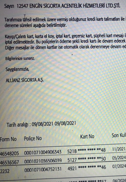 Erk Acarer'den Soylu'nun sigorta şirketi ile ilgili belge paylaşımları - Resim : 1