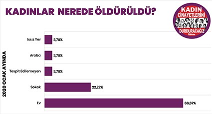 Ocak ayında 27 kadını 'en yakınında' bulunan erkekler öldürdü - Resim : 1