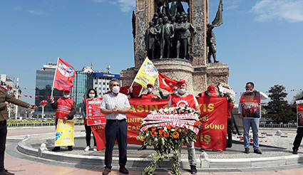Canlı Blog: Koronavirüs önlemlerinden muaf tutulan emekçiler haklarını 1 Mayıs'ta aradı - Resim : 17