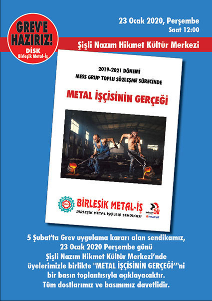 'Metal işçisinin gerçeği' yarın açıklanıyor - Resim : 1