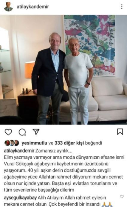 Ünlü modacı Vural Gökçaylı hayatını kaybetti - Resim : 1