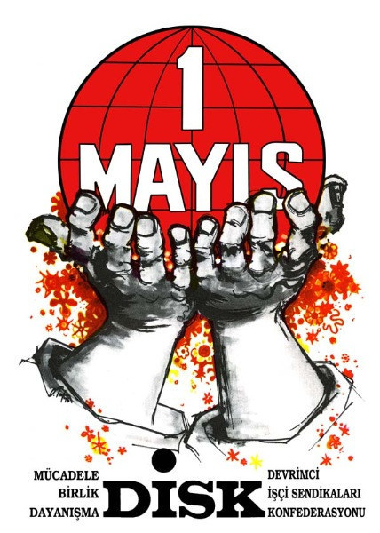 DİSK'in 1976'dan bu yana 1 Mayıs afişleri - Resim: 1