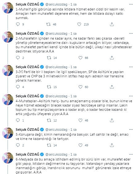 Özdağ: Muhalefette iktidara hizmet eden ciddi bir kesim var - Resim : 1