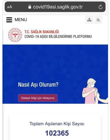 Sağlık Bakanlığı: Aşılanan kişi sayısı 100 bini geçti - Resim : 2