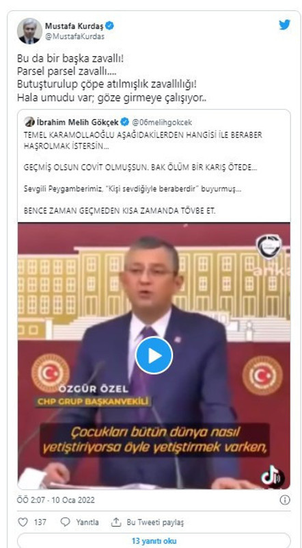 Karamollaoğlu'na 'ölüm bir karış ötede' diyen Gökçek'e tepki - Resim : 1