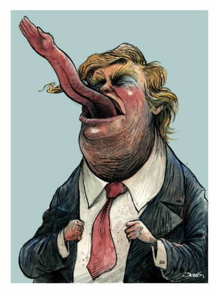 Karikatüristler Trump'ı böyle resmetti - Resim: 16