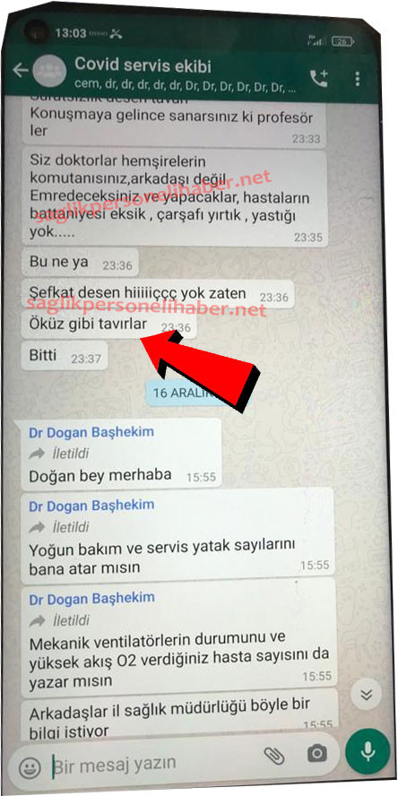 ‘Doktorlar hemşirelerin komutanıdır’ diyen başhekim, özür dileyerek istifasını duyurdu - Resim : 2