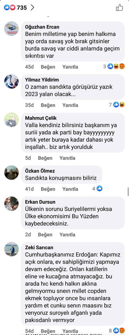 AKP'li seçmenden Erdoğan'ın sığınmacılarla ilgili yaptığı açıklamalarına yanıt: Sandıkta görüşürüz - Resim : 2