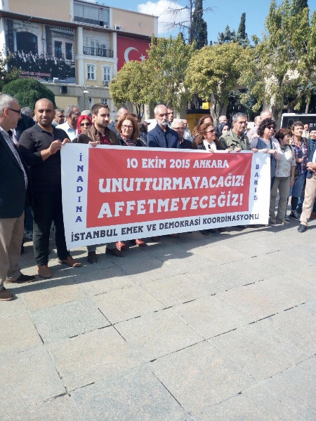 ‘Ankara katliamı’ yıldönümünde anıldı - Resim: 13