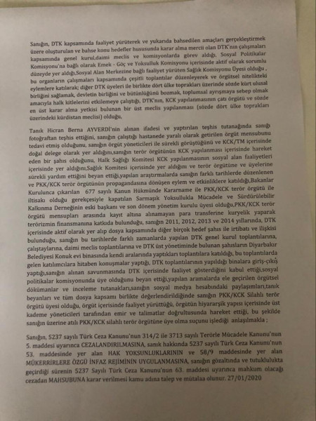 Savcılık seçilmiş Başkan Mızraklı hakkında 15 yıl hapis istedi - Resim : 1