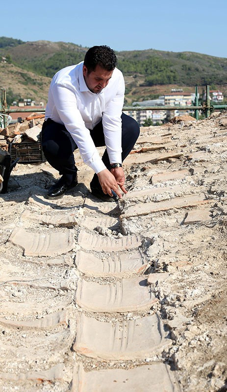 Tarihi köşkün çatısında su sarnıcı bulundu - Resim : 1