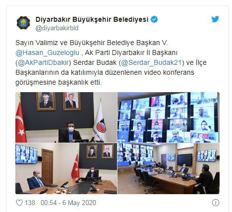 Diyarbakır Valisi, AKP'nin il ve ilçe başkanlarının toplantısını yönetti - Resim : 1