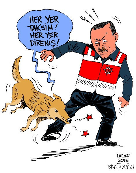 Carlos Latuff'un 'Erdoğan'lı karikatürleri - Resim: 2