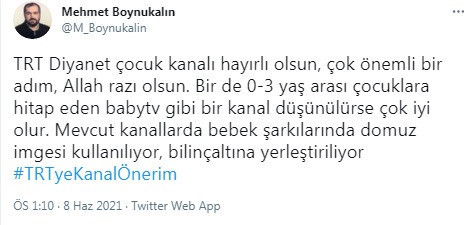 Boynukalın'dan TRT'ye 'baby tv' önerisi - Resim : 1
