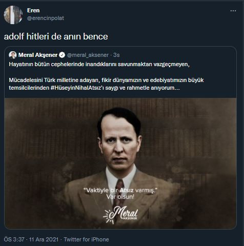 Meral Akşener ırkçı Atsız'ı andı, tepki topladı - Resim : 6