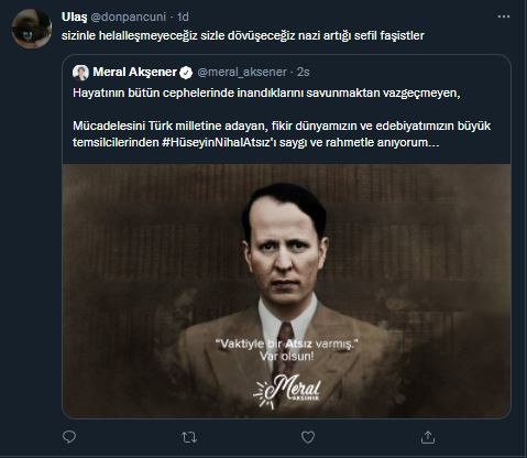 Meral Akşener ırkçı Atsız'ı andı, tepki topladı - Resim : 2