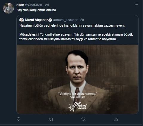 Meral Akşener ırkçı Atsız'ı andı, tepki topladı - Resim : 3