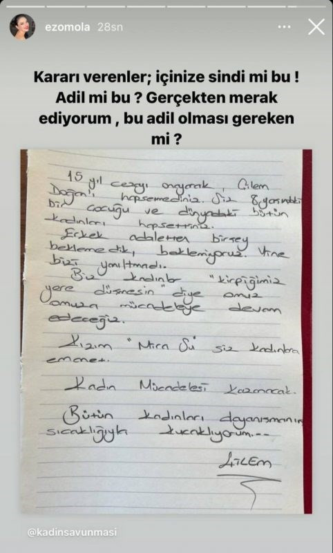 Çilem Doğan'ın yeniden mahkum edilmesi Ezgi Mola'yı çileden çıkardı: İçinize sindi mi bu! - Resim : 1
