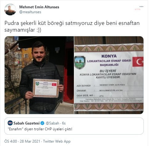 Konyalı esnaf, kendisini hedef alan iktidar yanlısı gazeteye tepki gösterdi - Resim : 1