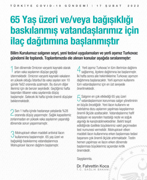 65 yaş üstüne ilaç dağıtımına başlandı - Resim : 1