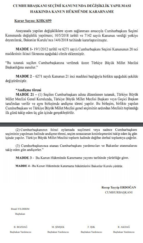 Yeni KHK Resmi Gazete'de yayımlandı - Resim : 1