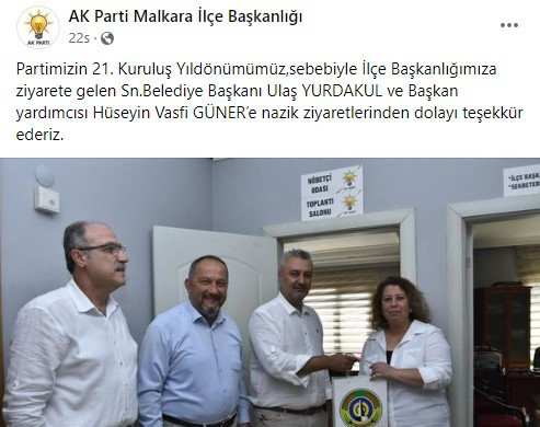 CHP’li belediye başkanından AKP'ye 21'inci yıl ziyareti: 'Siyasi nezaket' - Resim : 1