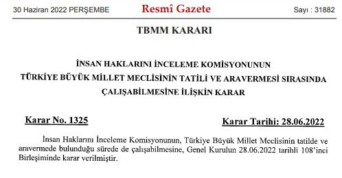 TBMM'de 5 komisyon tatil esnasında çalışmaya devam edecek - Resim : 1