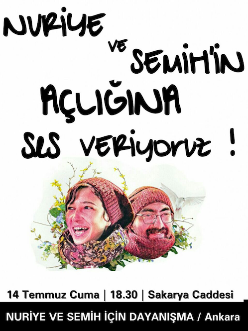 Açlığın 128. gününe eylem çağrısı - Resim : 1