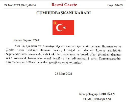 Bazı yerler kesin korunacak hassas alan ilan edildi - Resim : 1