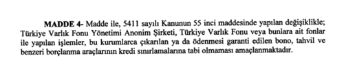 Varlık Fonu’na 'sınırsız' borçlanma yetkisi - Resim : 2
