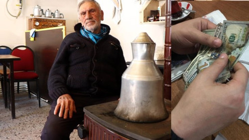 5 yıl biriktirdiği parayı arkadaşı sobaya attı - Resim : 1