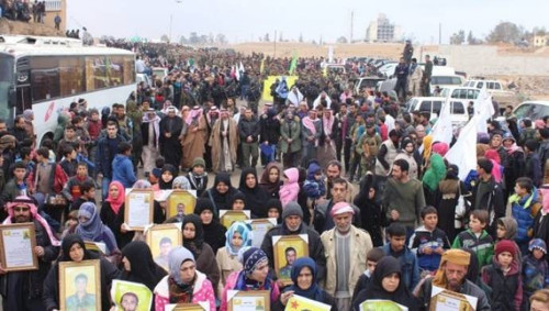 Afrin harekatı Suriye'de protesto edildi - Resim : 1