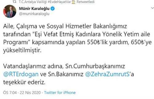 Antalya Valisi Karaloğlu'ndan vatandaşa: 'Kimliksiz yumurta kafa' - Resim : 1