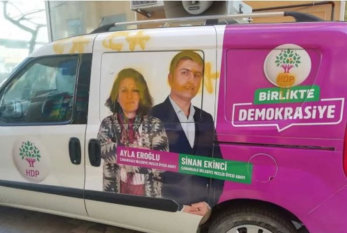 HDP'ye Gökçeada ve Çanakkale'de silahlı taciz - Resim : 1