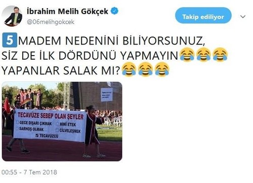 Melih Gökçek şimdi de cinsel saldırıyı savundu - Resim : 1