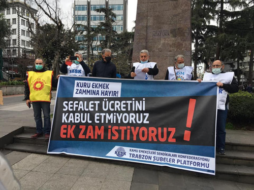 KESK'ten Samsun ve Trabzon'da düşük zam protestosu - Resim : 1